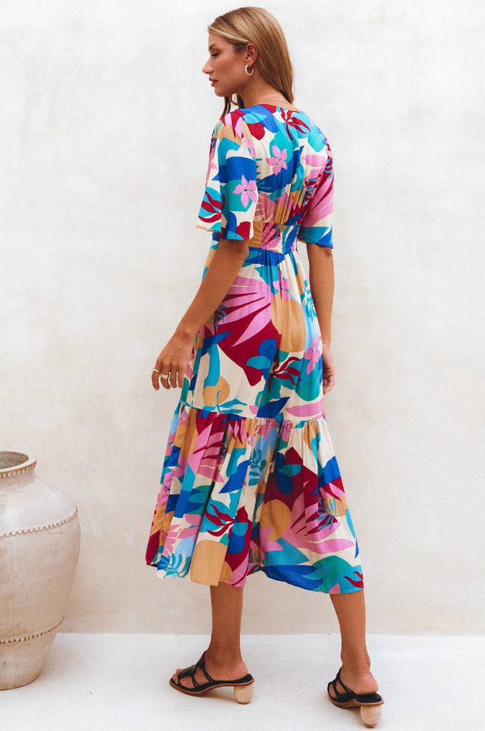 Donna Button Down Midi Dress by Bali ELF Bali ELF