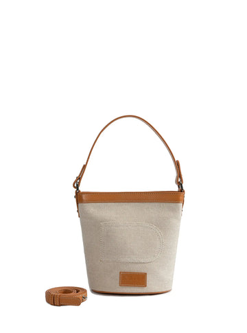 Dorothy Middle Size Bucket Bag, White by Bob Oré BOB ORE