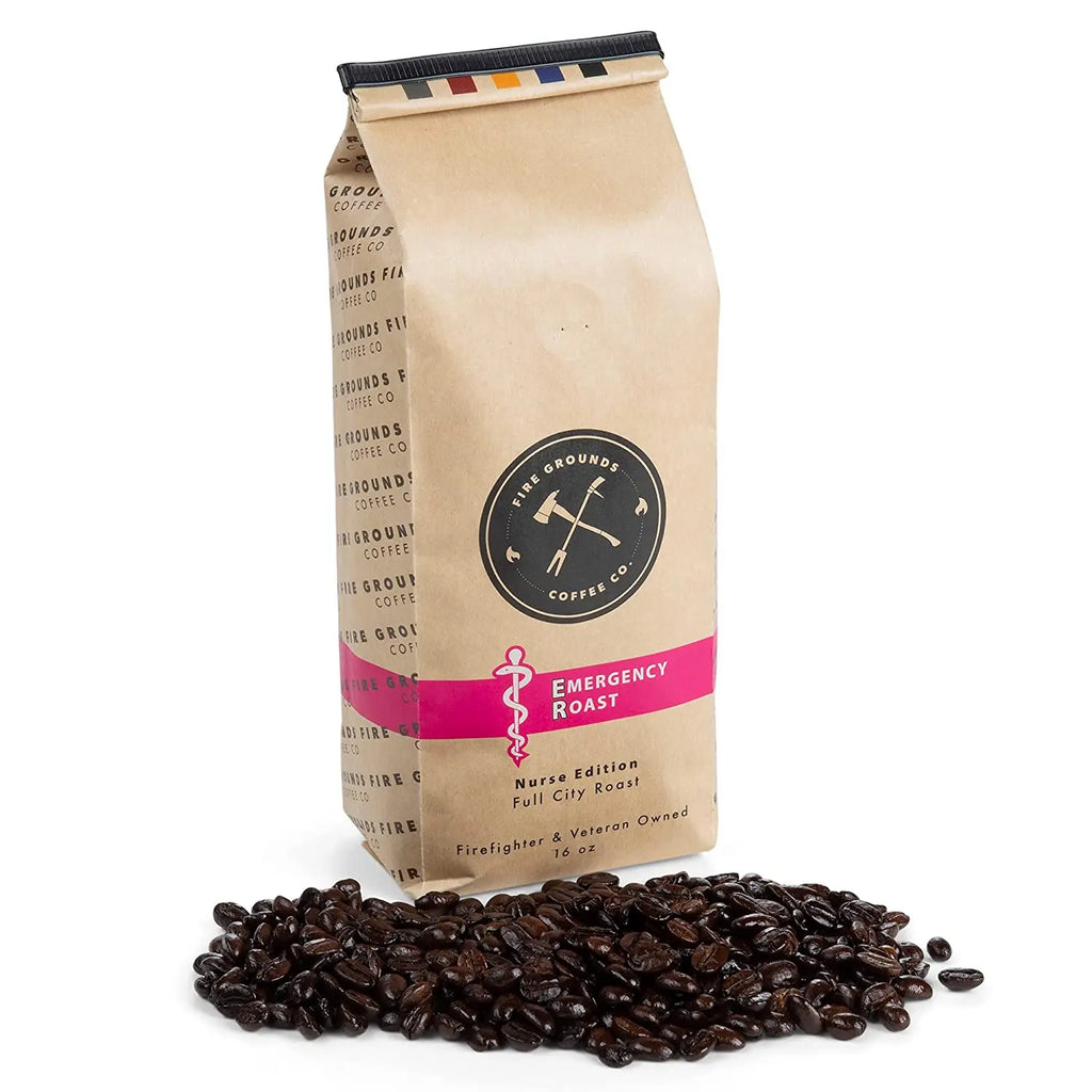 EMERGENCY ROAST (FULL CITY ROAST) by fire grounds coffee company fire grounds coffee company