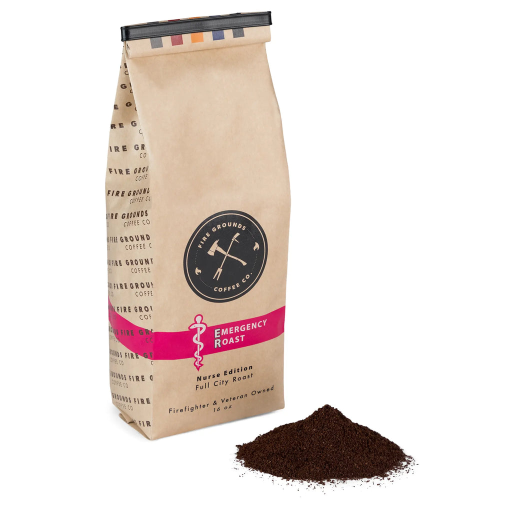 EMERGENCY ROAST (FULL CITY ROAST) by fire grounds coffee company fire grounds coffee company