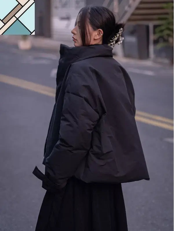 Eatan Puff Jacket - Black by Marigold Shadows MARIGOLD SHADOWS