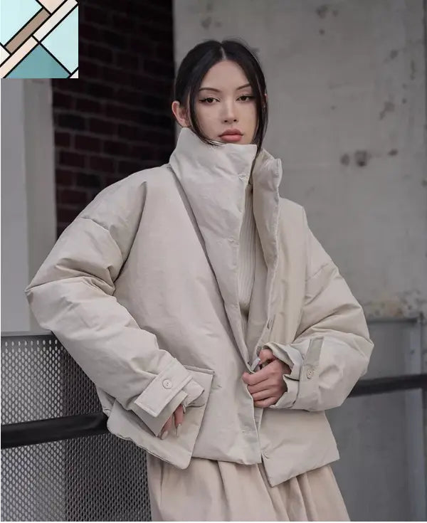 Eatan Puff Jacket - Sand by Marigold Shadows MARIGOLD SHADOWS