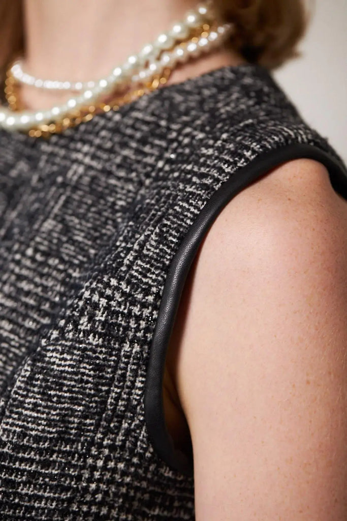 Ebony Mini Tweed Dress by Le Réussi® Le Réussi®