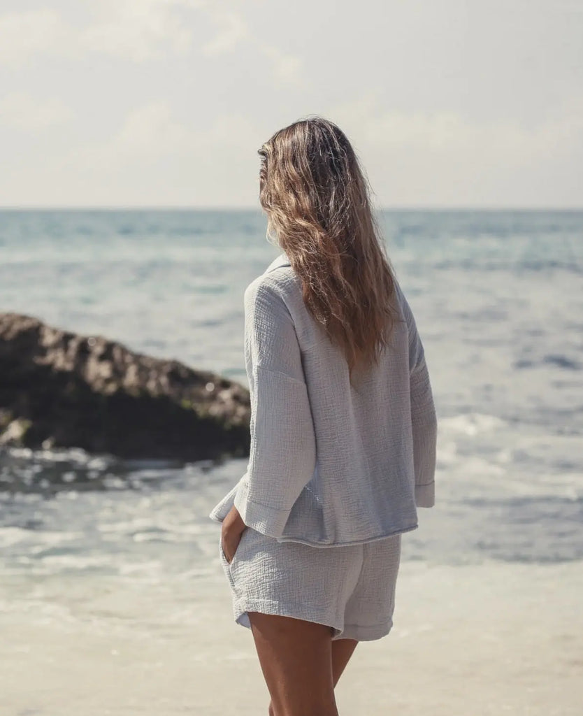 Echo Boy Short - Baby Blue by The Handloom The Handloom