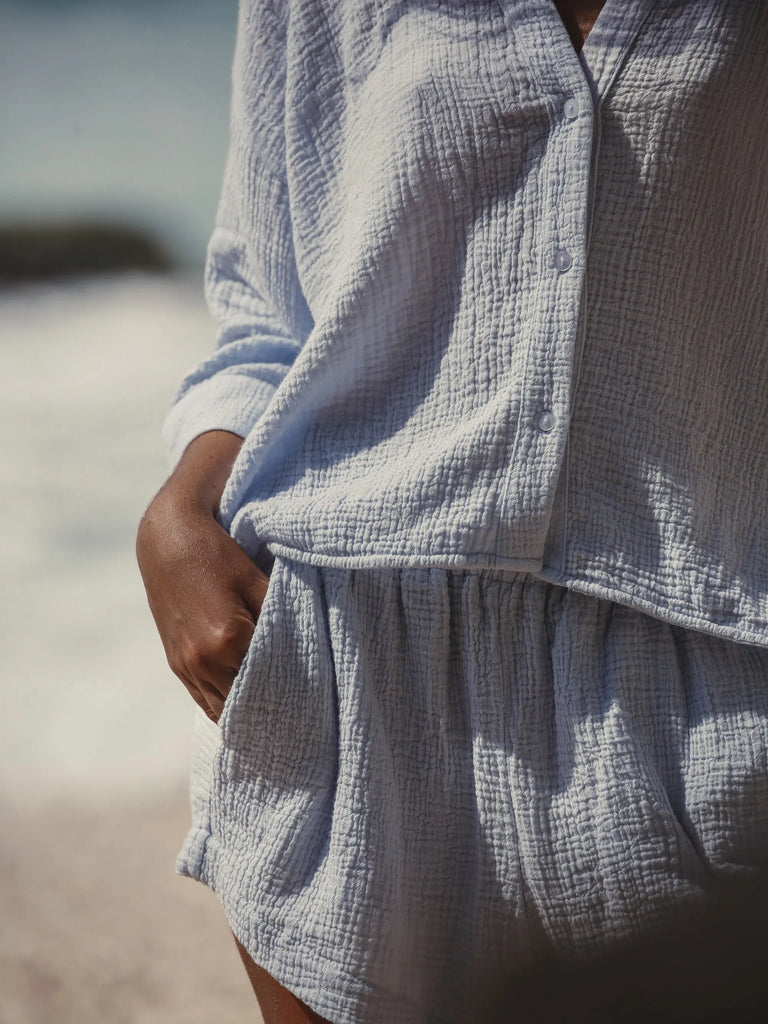 Echo Boy Short - Baby Blue by The Handloom The Handloom