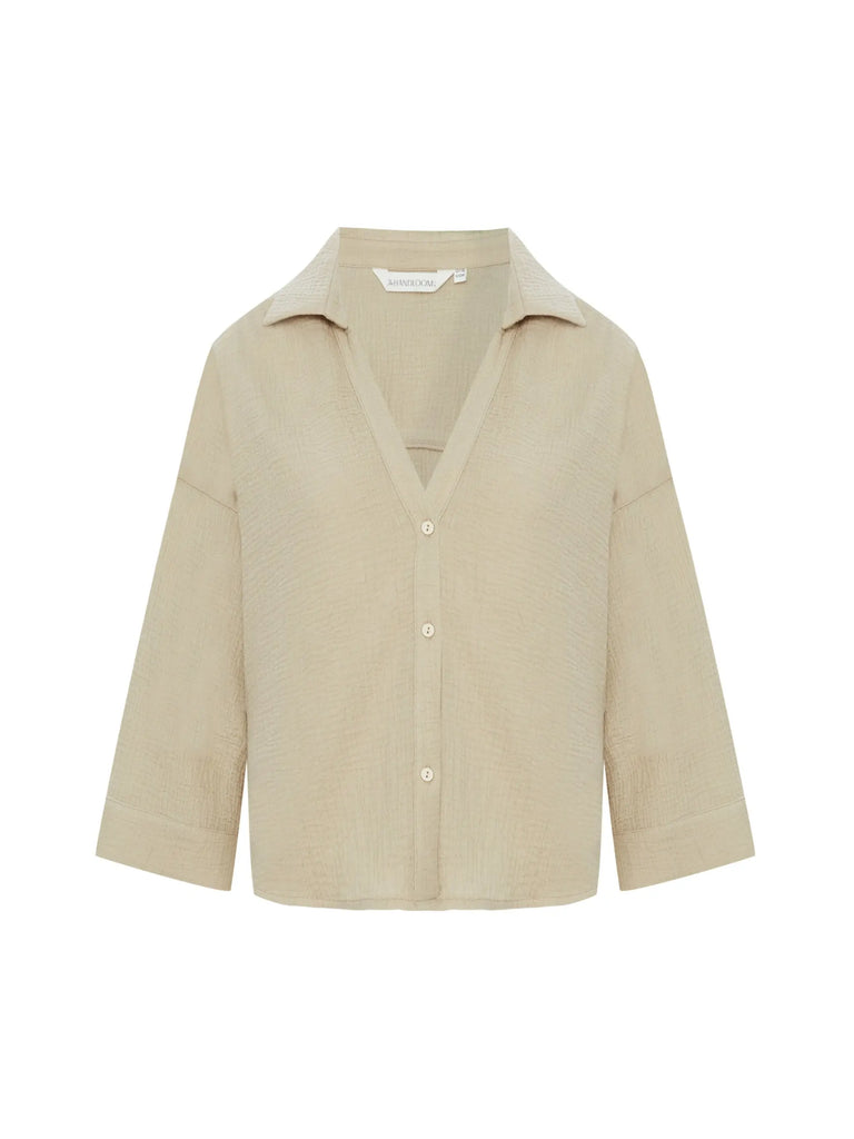 Echo Mini Shirt - Oatmeal by The Handloom The Handloom