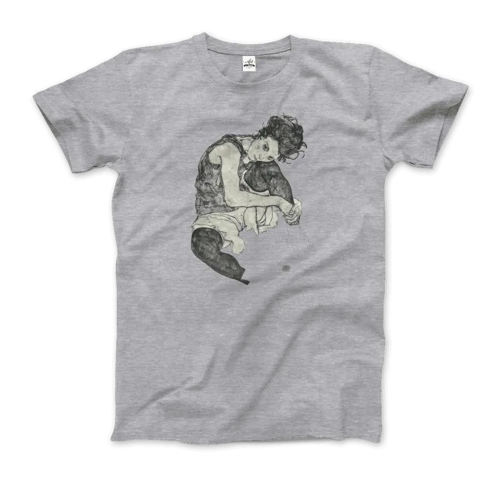 Egon Schiele Zeichnungen I (Drawings 1) 1917 Art T-Shirt by Art-O-Rama Shop ART-O-RAMA-SHOP