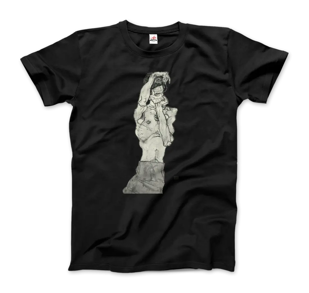 Egon Schiele Zeichnungen II (Drawings 2) 1914 Art T-Shirt by Art-O-Rama Shop ART-O-RAMA-SHOP