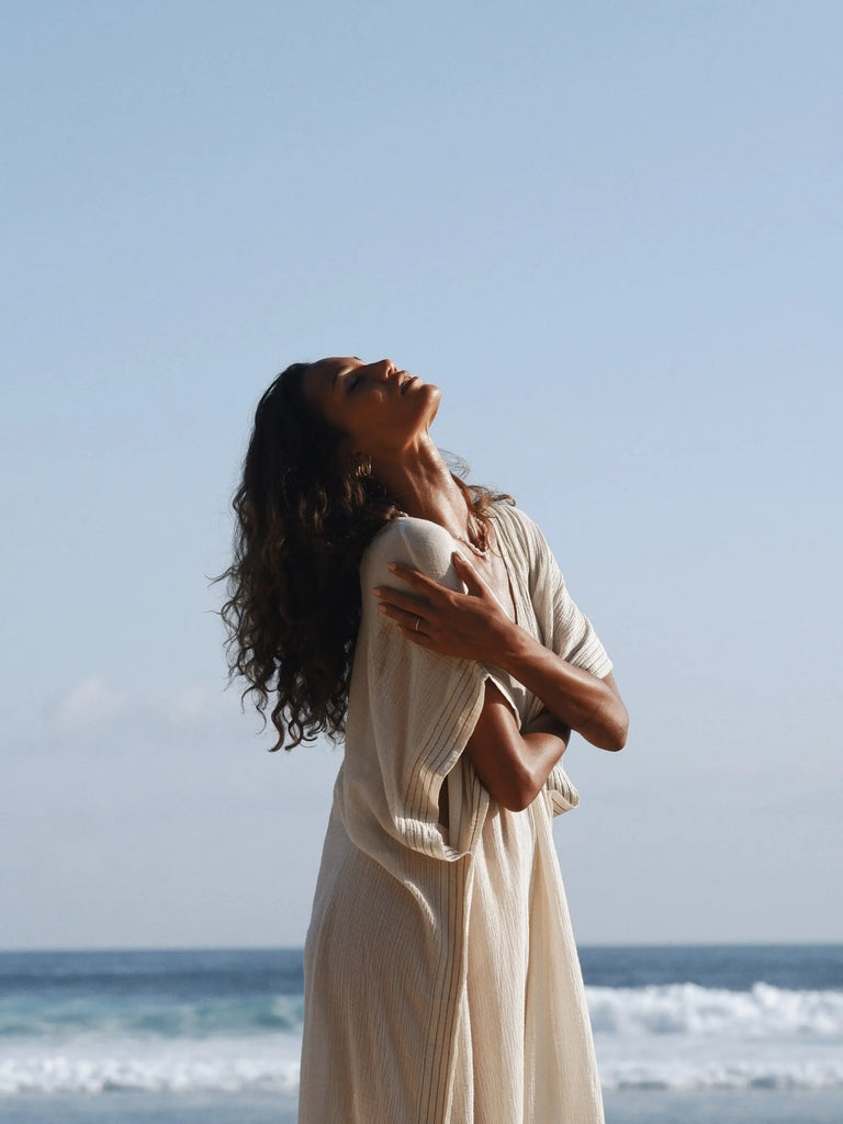 Ela Kaftan - Natural by The Handloom The Handloom