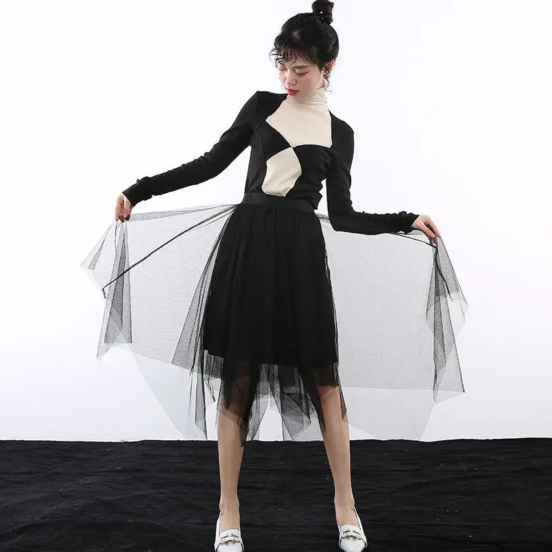 Emica Turtleneck Long Sleeve Shirt by Marigold Shadows Marigold Shadows