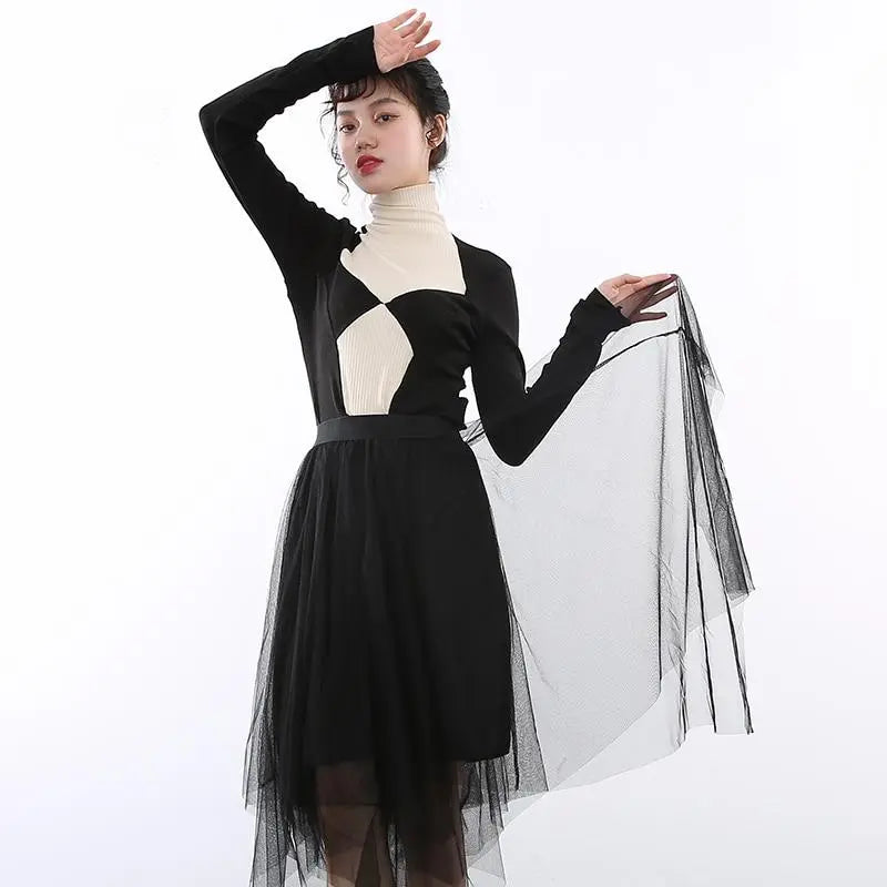 Emica Turtleneck Long Sleeve Shirt by Marigold Shadows Marigold Shadows