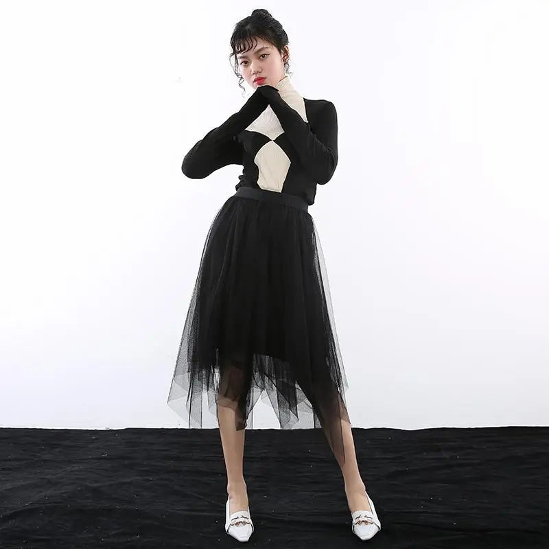 Emica Turtleneck Long Sleeve Shirt by Marigold Shadows Marigold Shadows