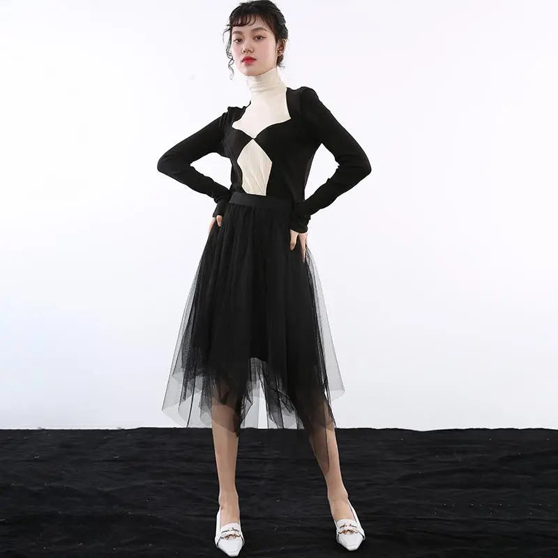 Emica Turtleneck Long Sleeve Shirt by Marigold Shadows Marigold Shadows