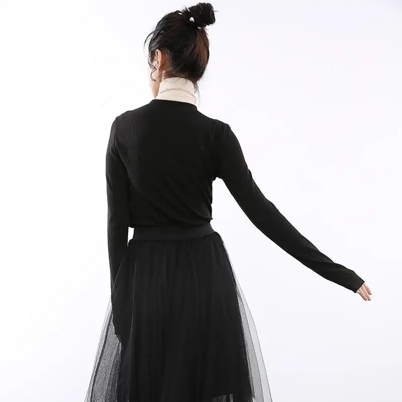 Emica Turtleneck Long Sleeve Shirt by Marigold Shadows Marigold Shadows