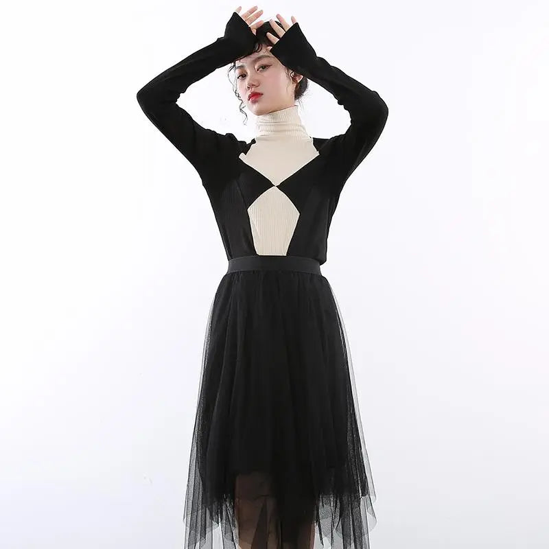 Emica Turtleneck Long Sleeve Shirt by Marigold Shadows Marigold Shadows