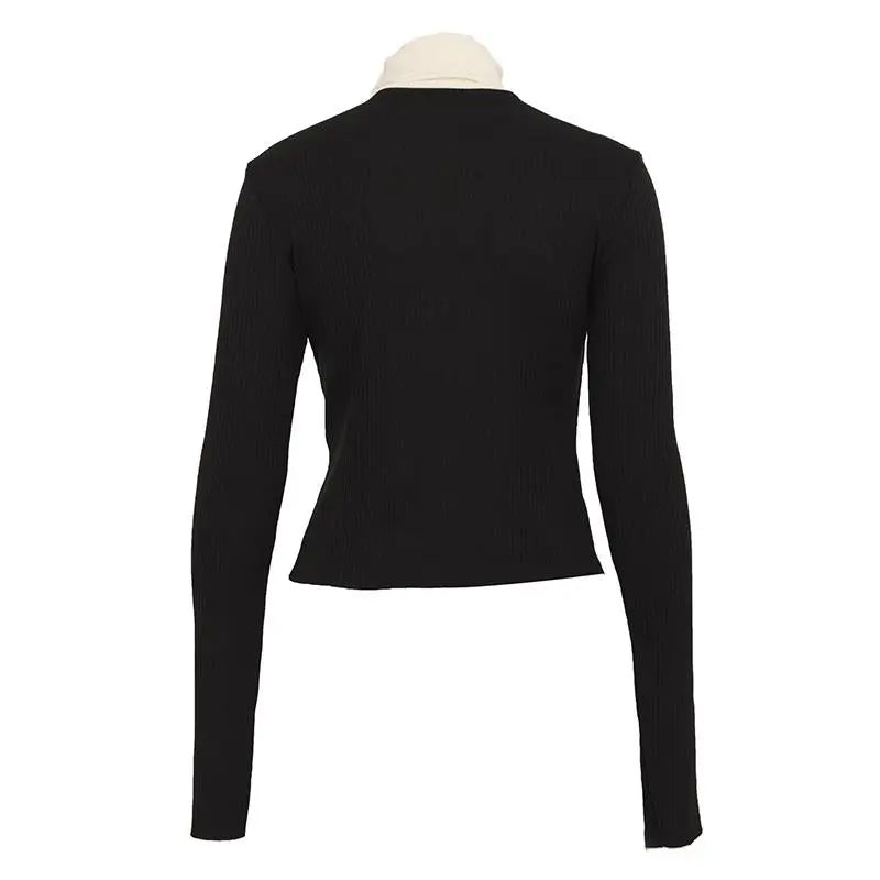 Emica Turtleneck Long Sleeve Shirt by Marigold Shadows Marigold Shadows
