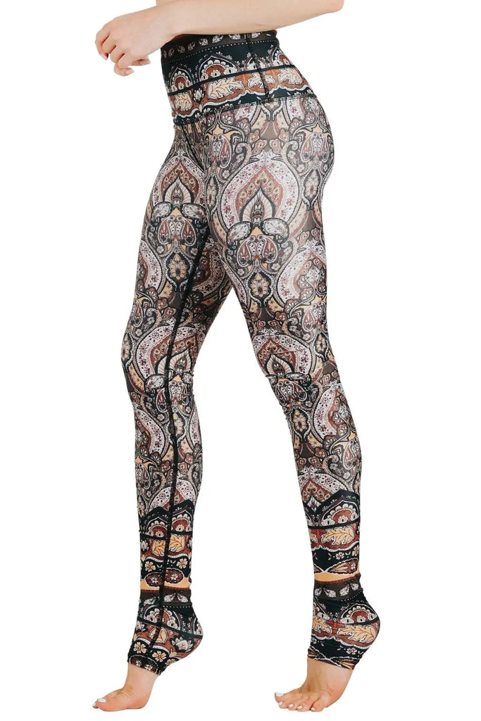 Espresso Yourself Printed Yoga Leggings by Yoga Democracy Yoga Democracy