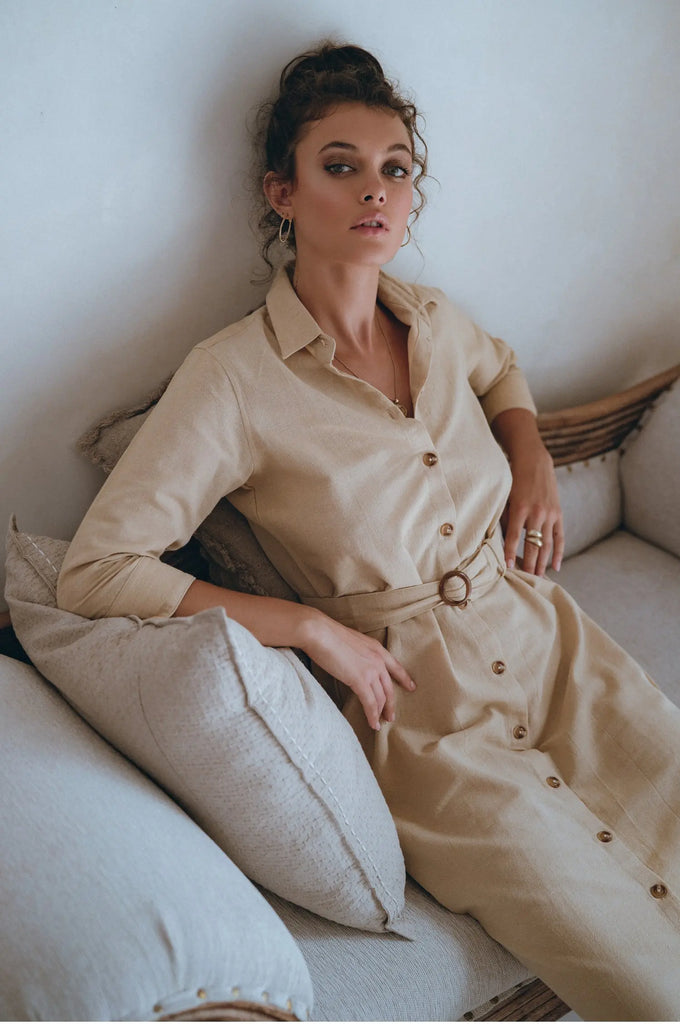 Essence Shirt Linen Dress by Bali Lane Bali Lane