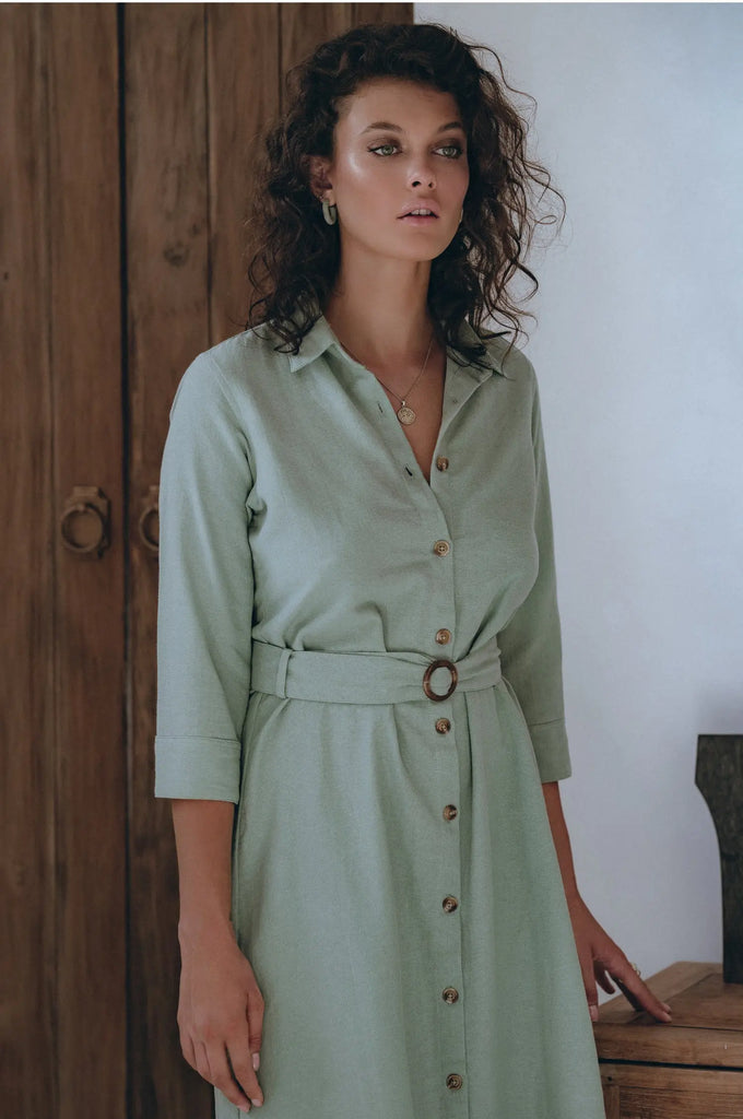 Essence Shirt Linen Dress by Bali Lane Bali Lane
