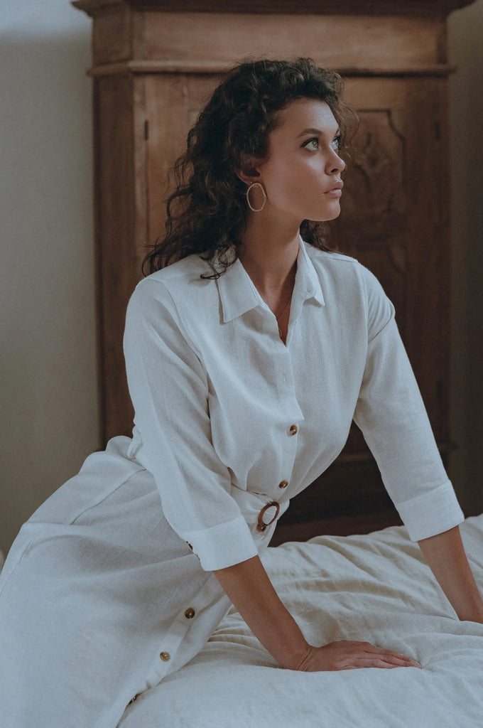 Essence Shirt Linen Dress by Bali Lane Bali Lane