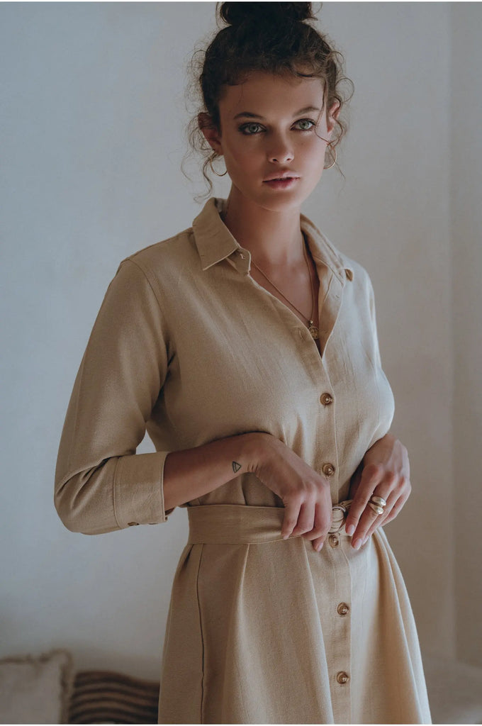 Essence Shirt Linen Dress by Bali Lane Bali Lane