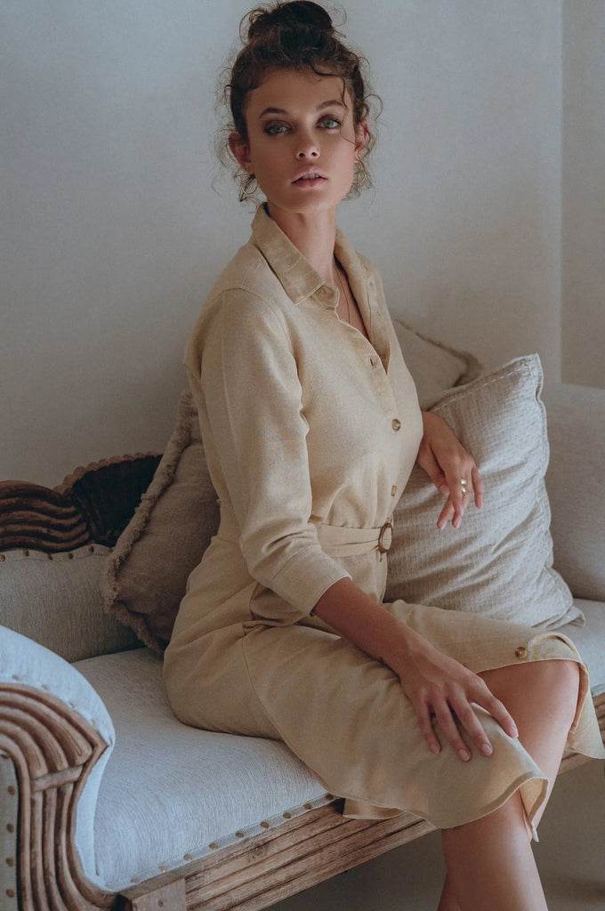Essence Shirt Linen Dress by Bali Lane Bali Lane