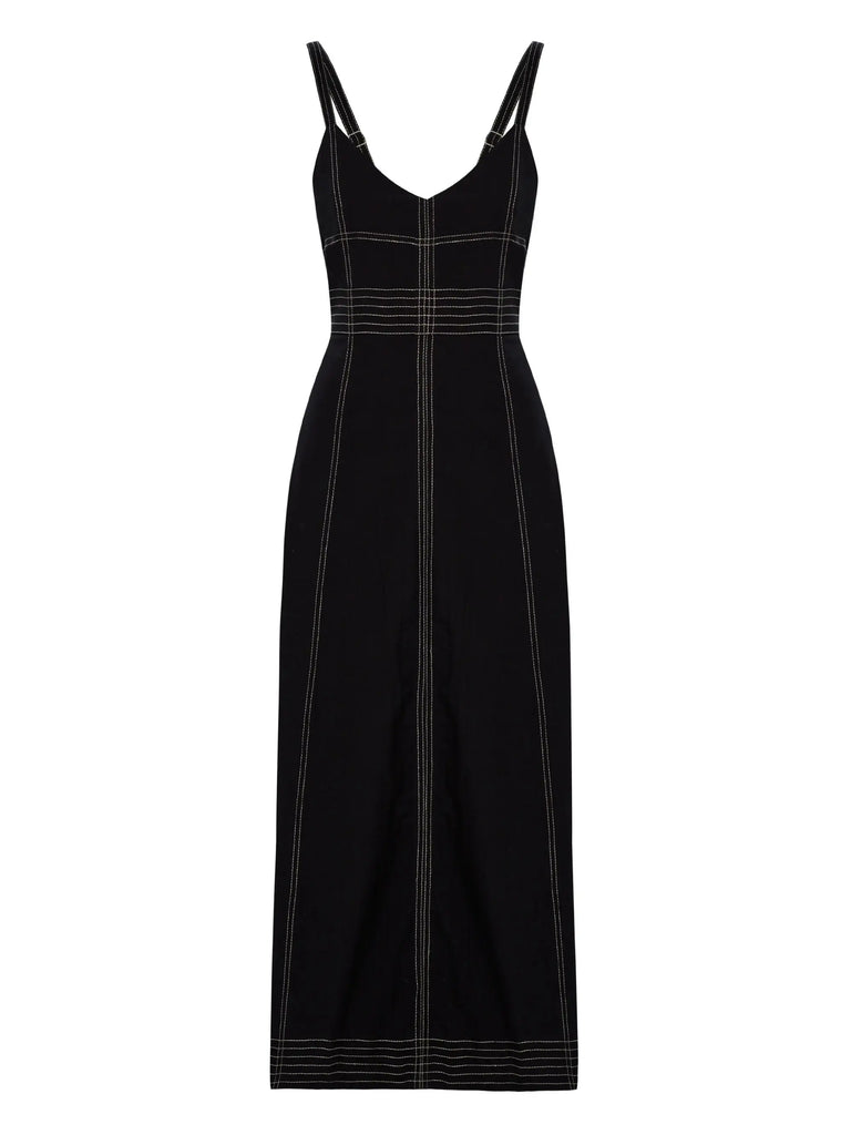 Eva Maxi Dress - Black by The Handloom The Handloom