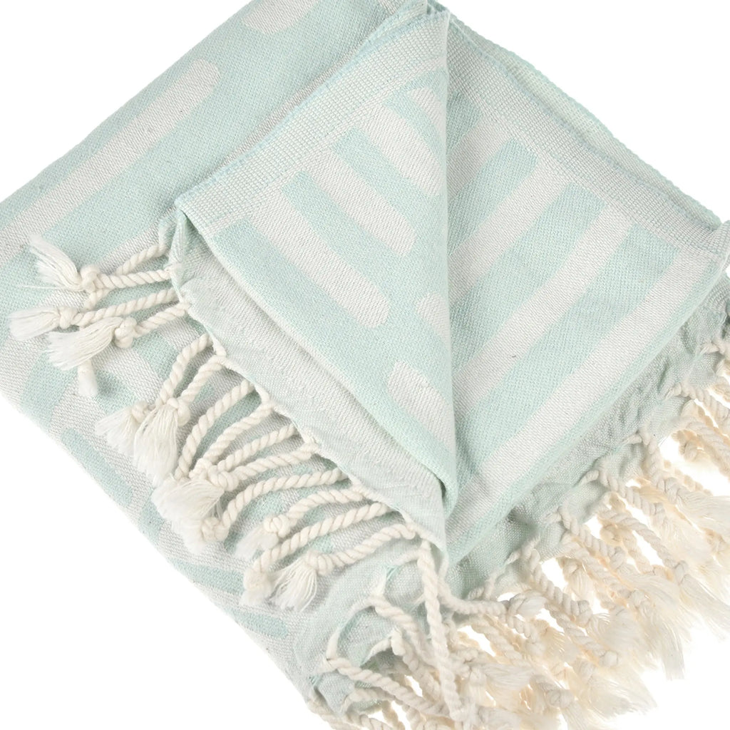 Exclusive Aitos Peshtemal Pure Cotton Throw Blanket by La'Hammam La'Hammam