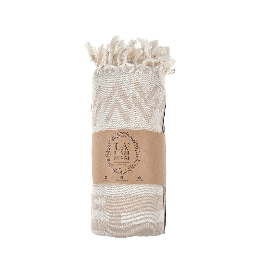 Exclusive Aitos Peshtemal Pure Cotton Throw Blanket by La'Hammam La'Hammam