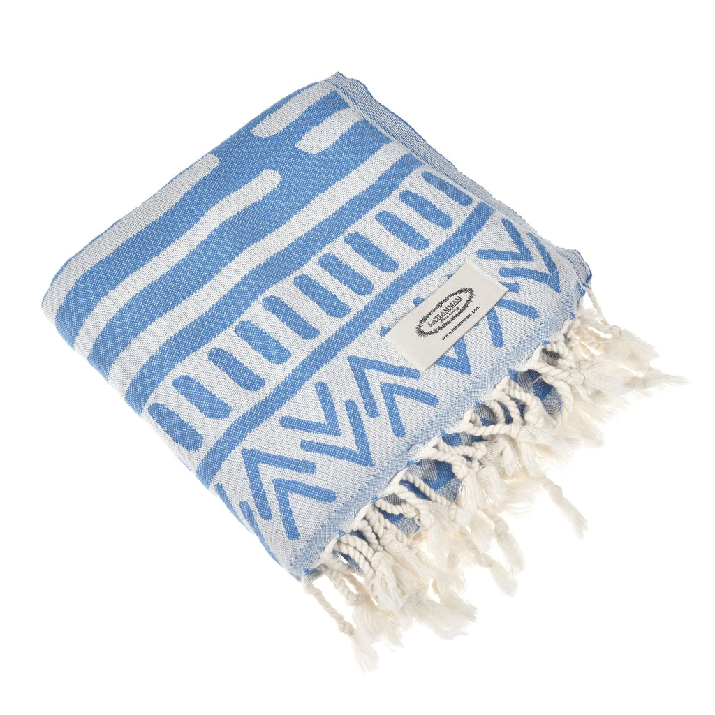 Exclusive Aitos Peshtemal Pure Cotton Throw Blanket by La'Hammam La'Hammam