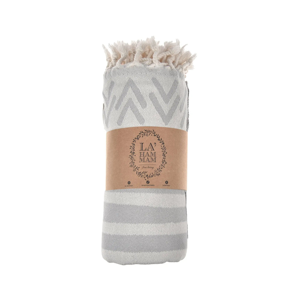 Exclusive Aitos Peshtemal Pure Cotton Throw Blanket by La'Hammam La'Hammam
