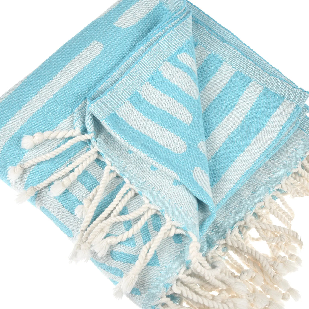 Exclusive Aitos Peshtemal Pure Cotton Throw Blanket by La'Hammam La'Hammam