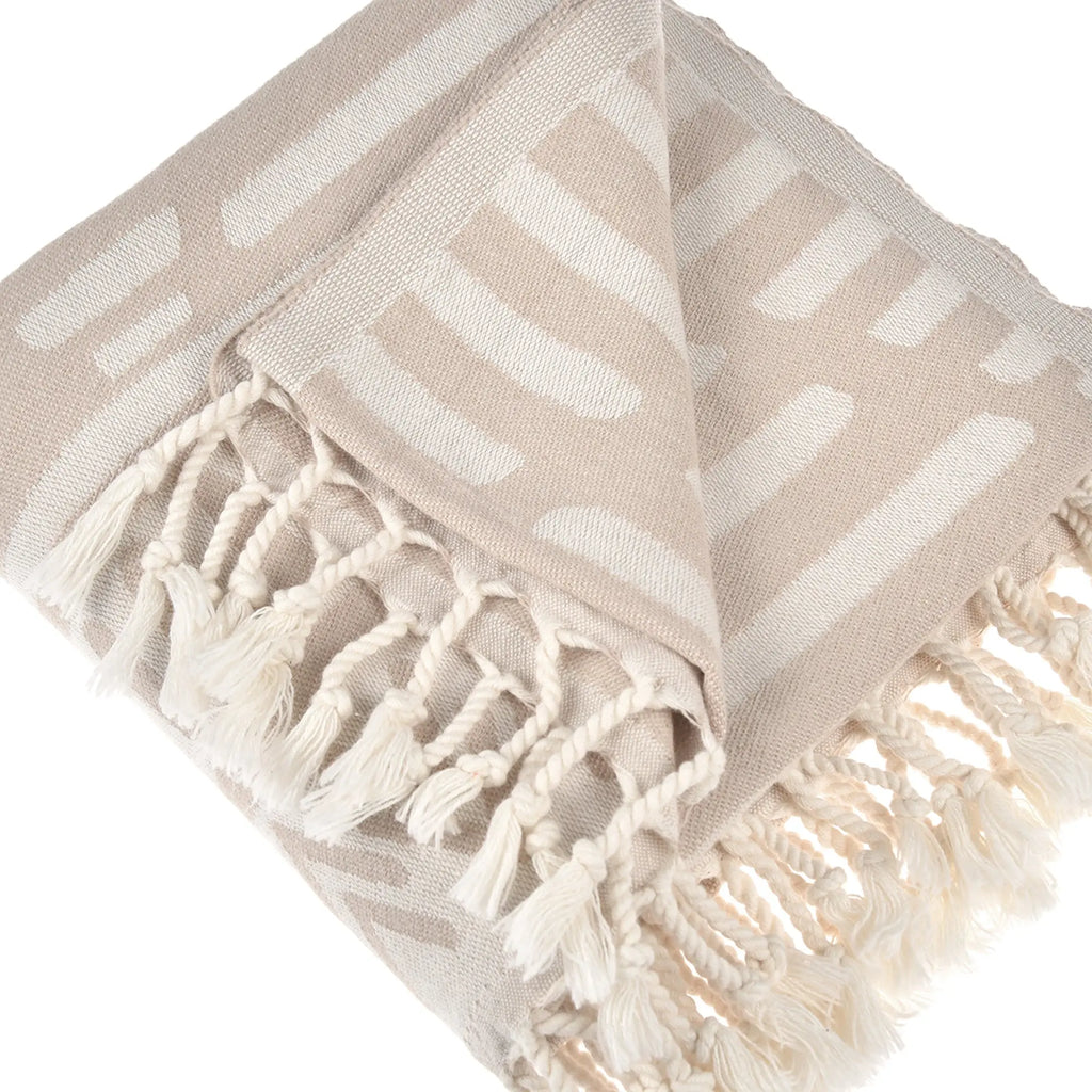 Exclusive Aitos Peshtemal Pure Cotton Throw Blanket by La'Hammam La'Hammam