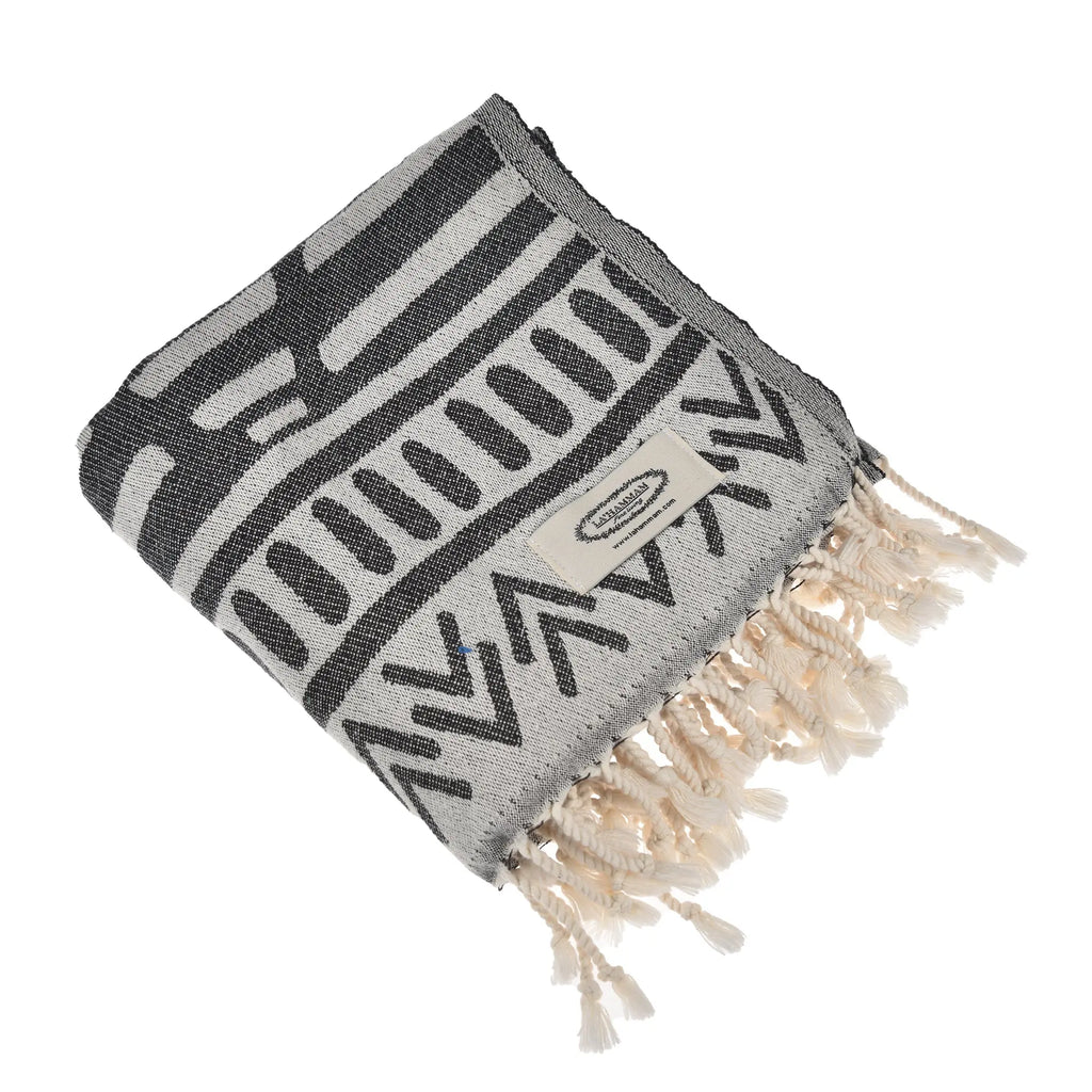 Exclusive Aitos Peshtemal Pure Cotton Throw Blanket by La'Hammam La'Hammam