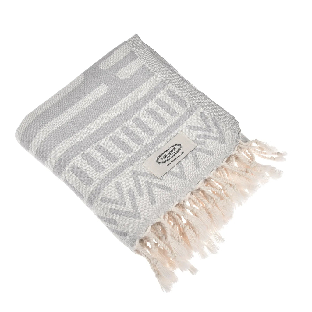 Exclusive Aitos Peshtemal Pure Cotton Throw Blanket by La'Hammam La'Hammam