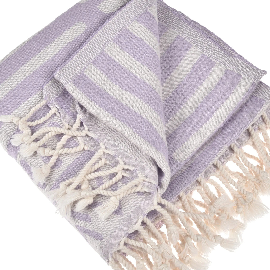 Exclusive Aitos Peshtemal Pure Cotton Throw Blanket by La'Hammam La'Hammam