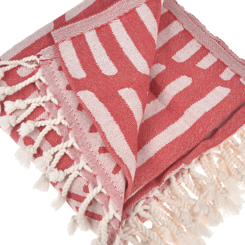 Exclusive Aitos Peshtemal Pure Cotton Throw Blanket by La'Hammam La'Hammam