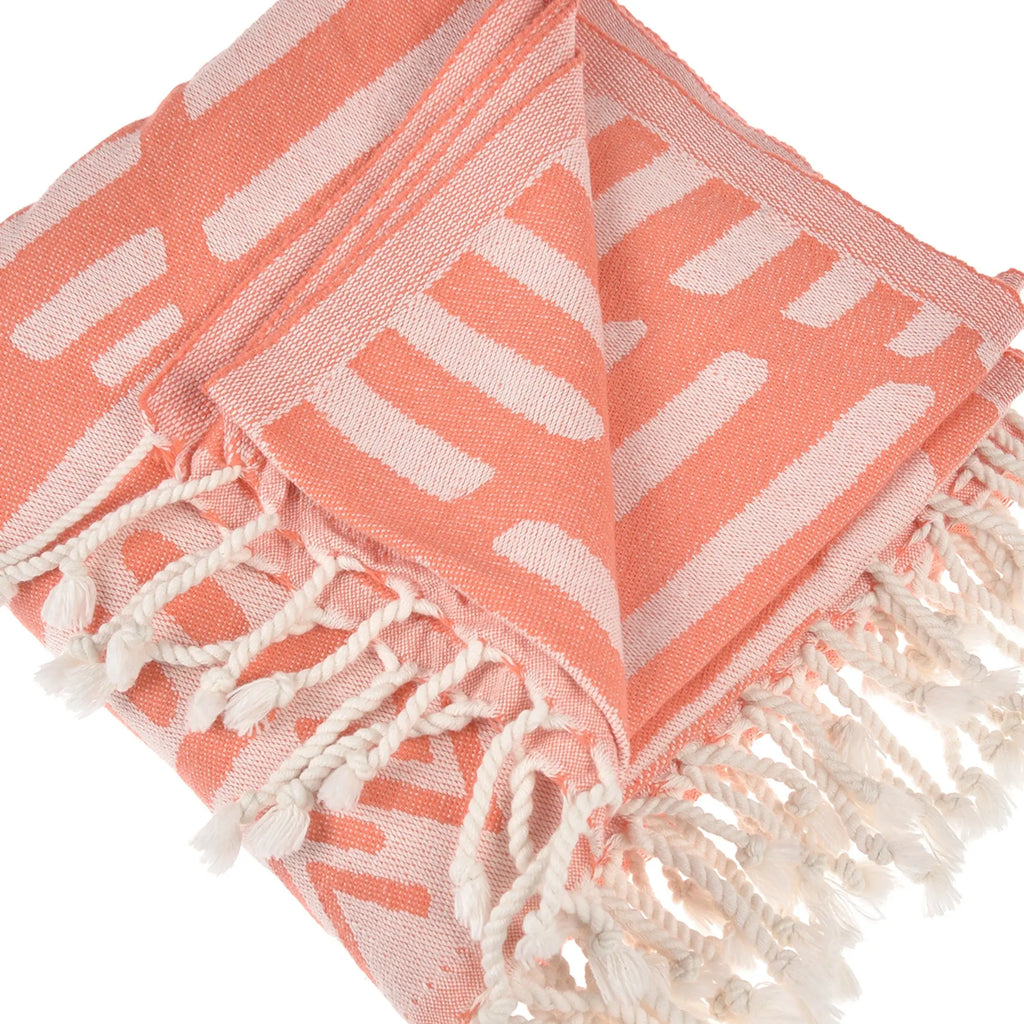 Exclusive Aitos Peshtemal Pure Cotton Throw Blanket by La'Hammam La'Hammam