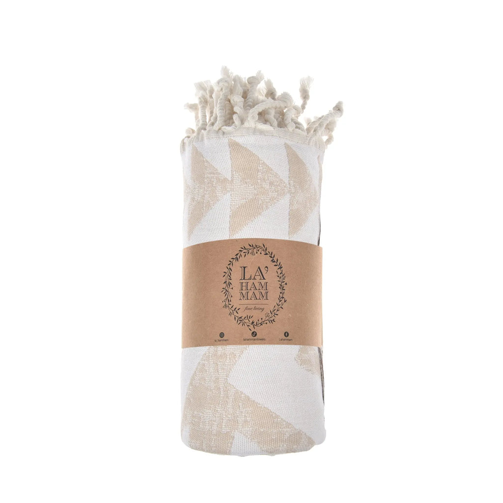 Exclusive Antalia Peshtemal Pure Cotton Beach Towel by La'Hammam La'Hammam