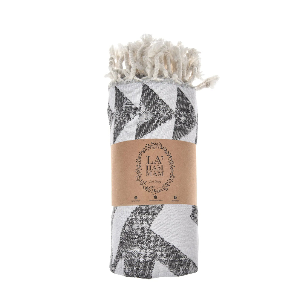 Exclusive Antalia Peshtemal Pure Cotton Beach Towel by La'Hammam La'Hammam