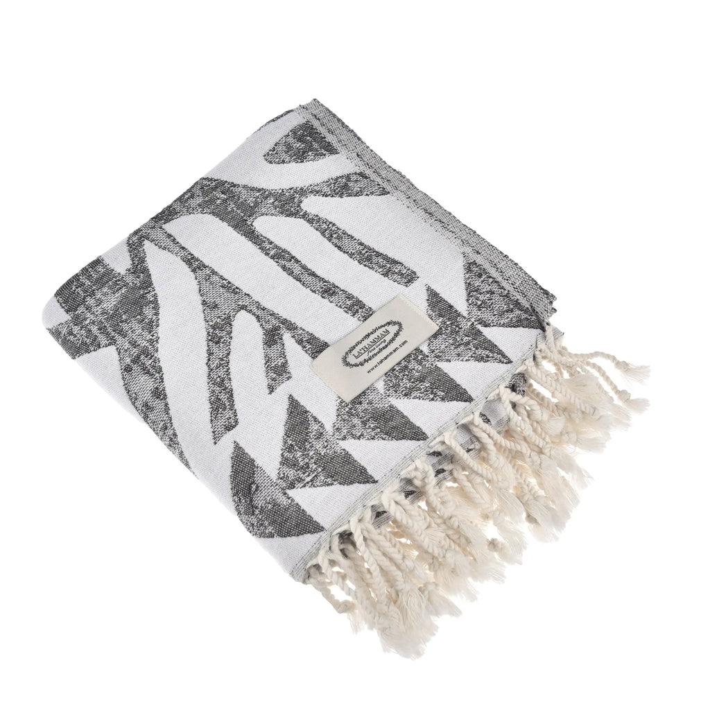 Exclusive Antalia Peshtemal Pure Cotton Beach Towel by La'Hammam La'Hammam