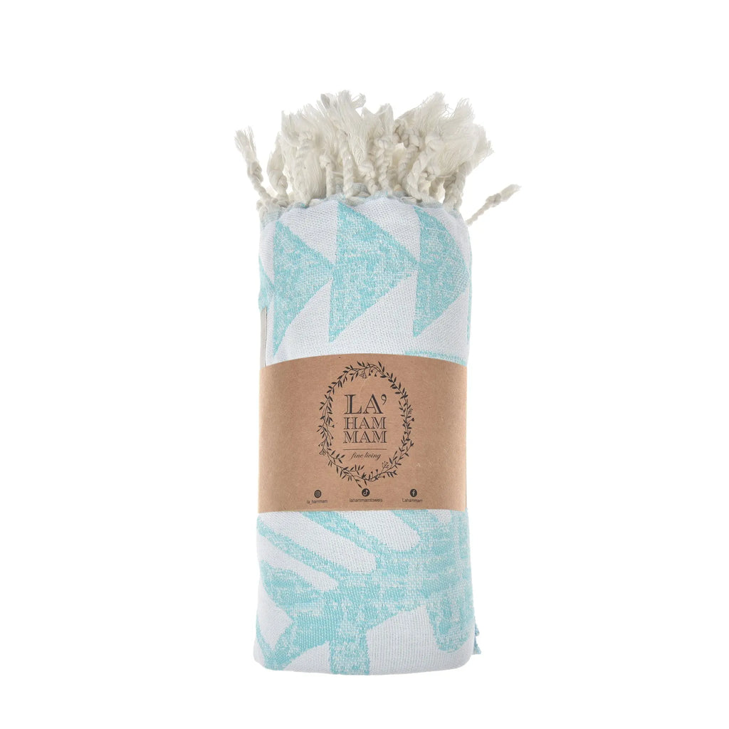 Exclusive Antalia Peshtemal Pure Cotton Beach Towel by La'Hammam La'Hammam