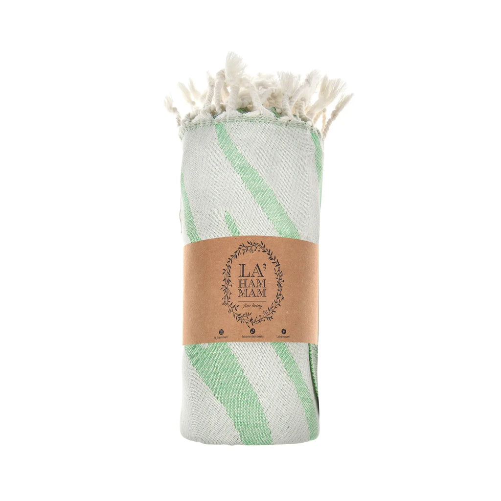 Exclusive Citrus Peshtemal Pure Cotton Throw Blanket by La'Hammam La'Hammam