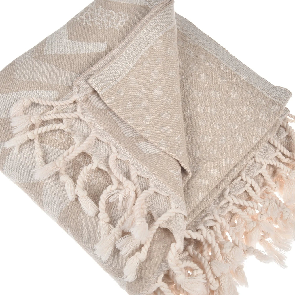 Exclusive Flinstone Peshtemal Pure Cotton Beach Towel by La'Hammam La'Hammam