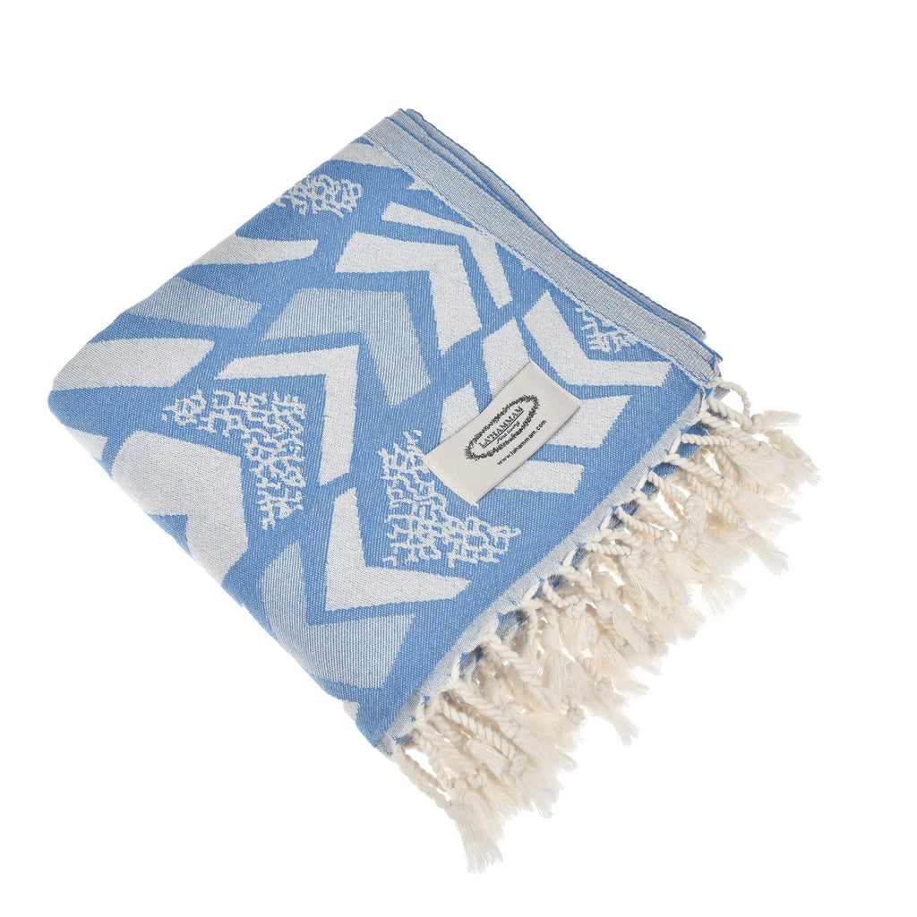 Exclusive Flinstone Peshtemal Pure Cotton Beach Towel by La'Hammam La'Hammam