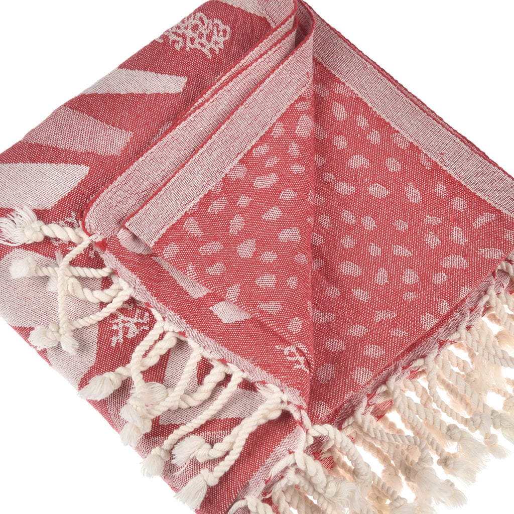 Exclusive Flinstone Peshtemal Pure Cotton Beach Towel by La'Hammam La'Hammam