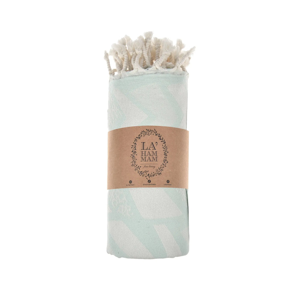 Exclusive Flinstone Peshtemal Pure Cotton Beach Towel by La'Hammam La'Hammam