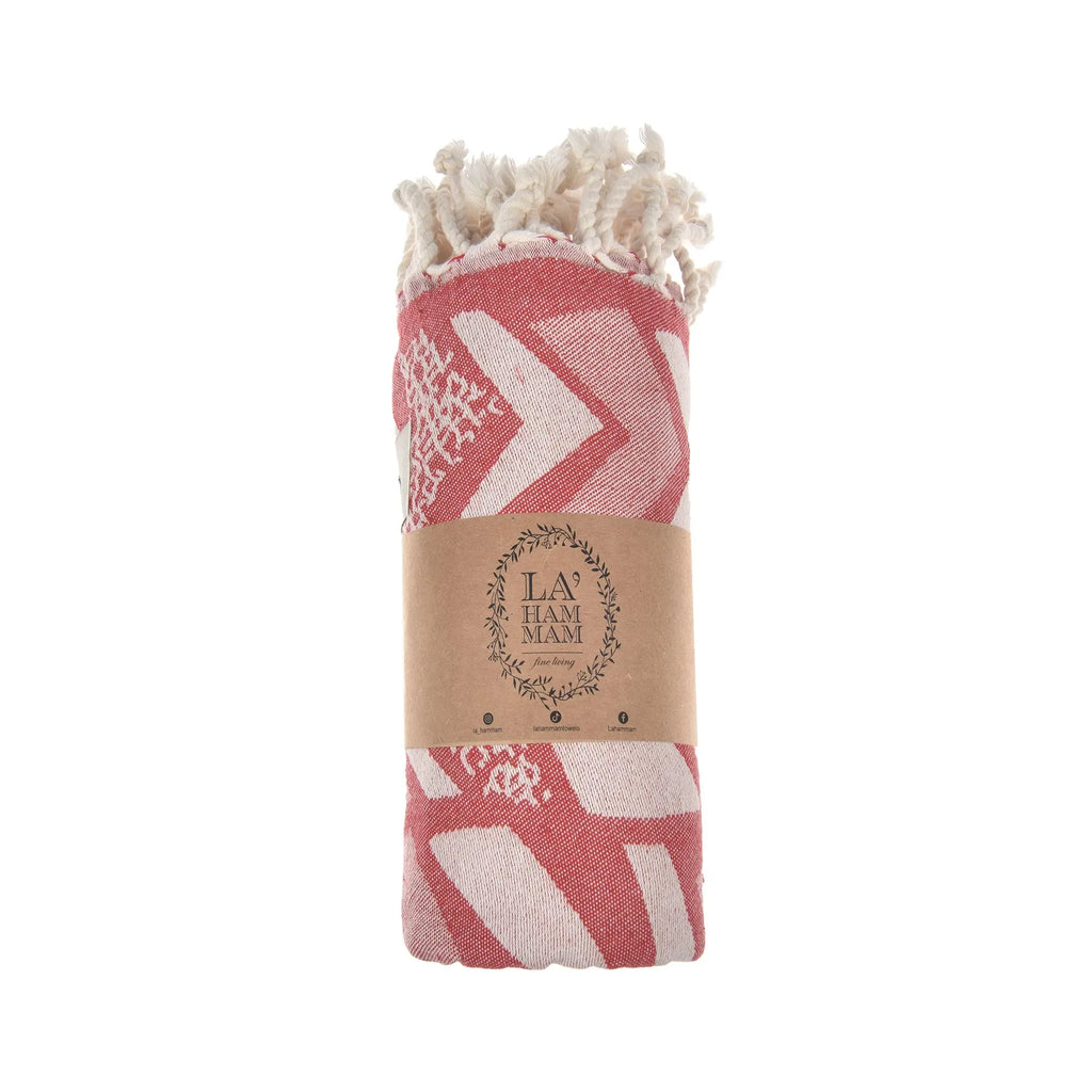 Exclusive Flinstone Peshtemal Pure Cotton Beach Towel by La'Hammam La'Hammam