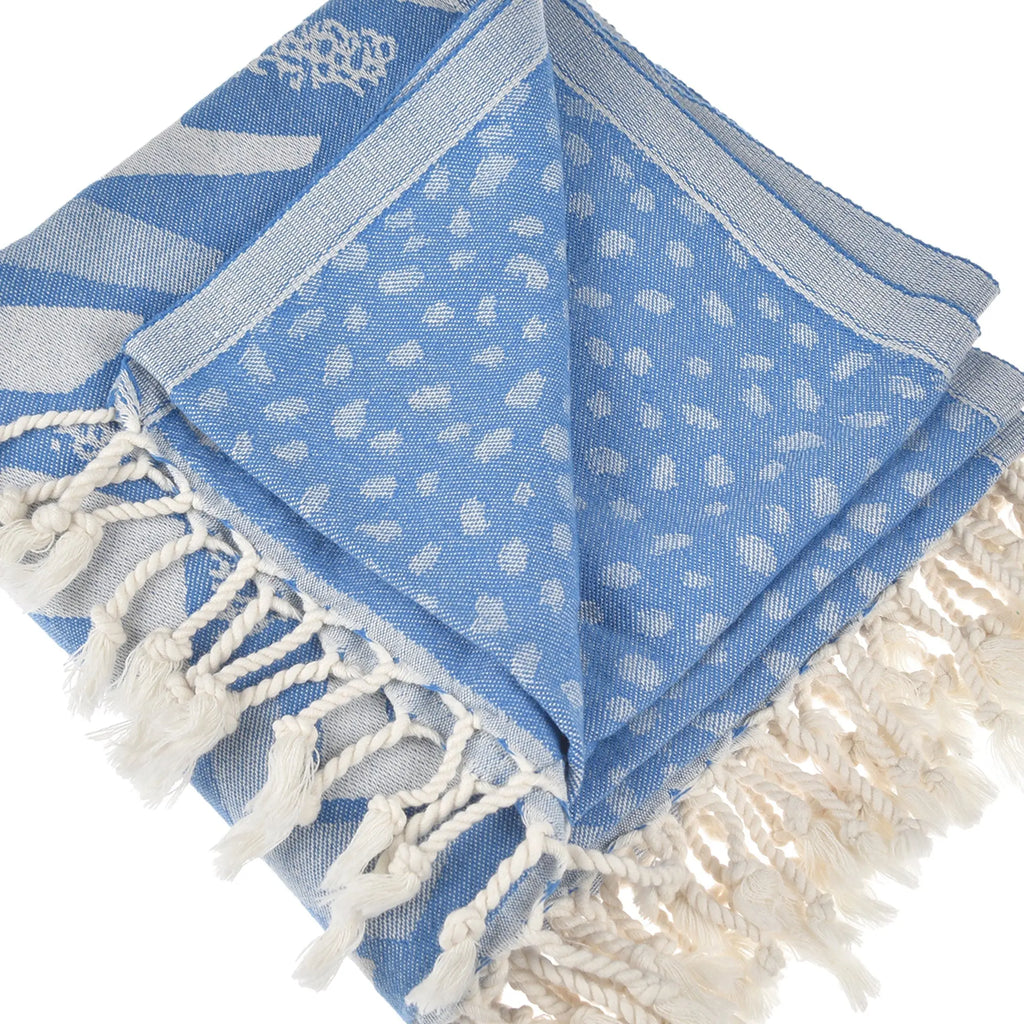 Exclusive Flinstone Peshtemal Pure Cotton Beach Towel by La'Hammam La'Hammam