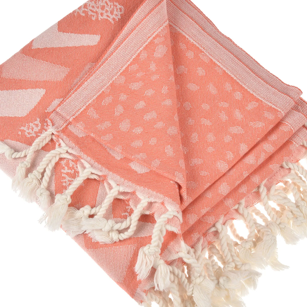 Exclusive Flinstone Peshtemal Pure Cotton Beach Towel by La'Hammam La'Hammam